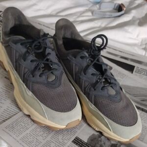 Men's Dark Gray and Sand Adidas Ozweego TR